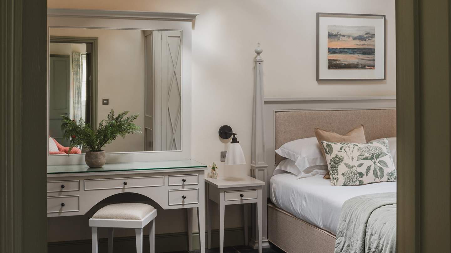 The classic mirror dressing table is the perfect space for pamper moments