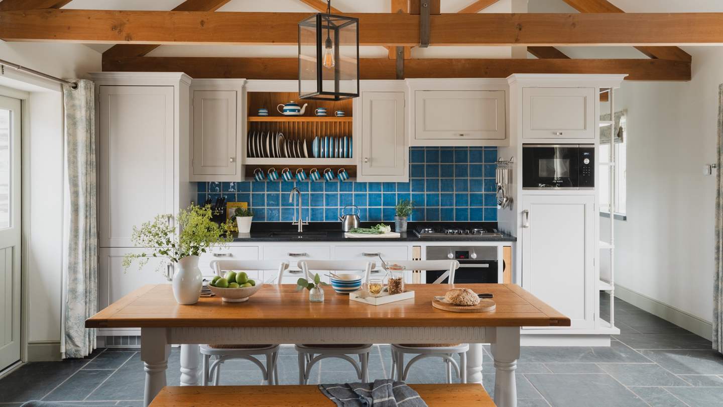 This lovely converted barn is set in 75 acres of rolling countryside and lies very close to Padstow