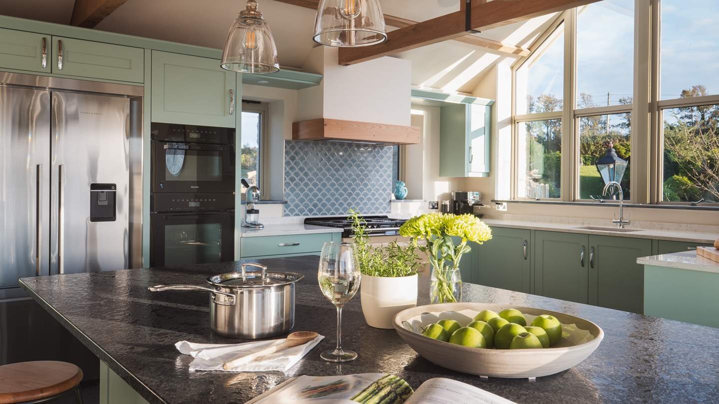 The incredible kitchen is the perfect space for creating culinary masterpieces for your loved ones