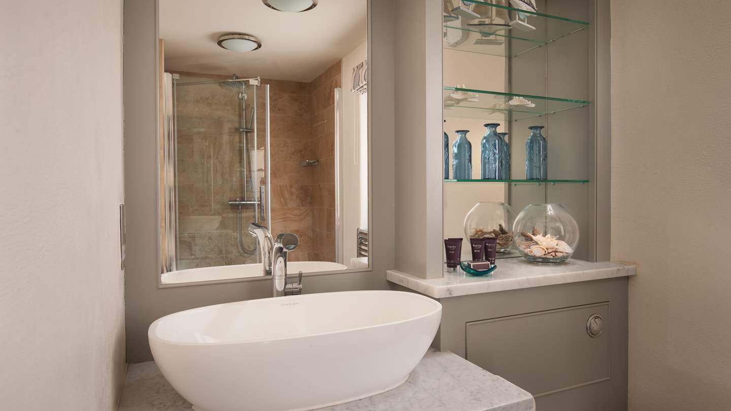 Bedroom one and bedroom three each have en suite shower rooms, so there's no queues in the morning!