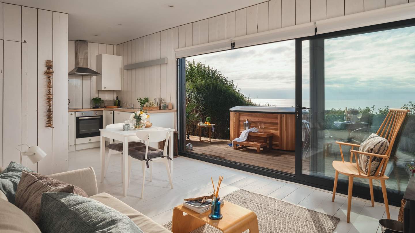 What could be dreamier than your own private haven, with cosy chic interiors and a decking made for romantic evenings. 