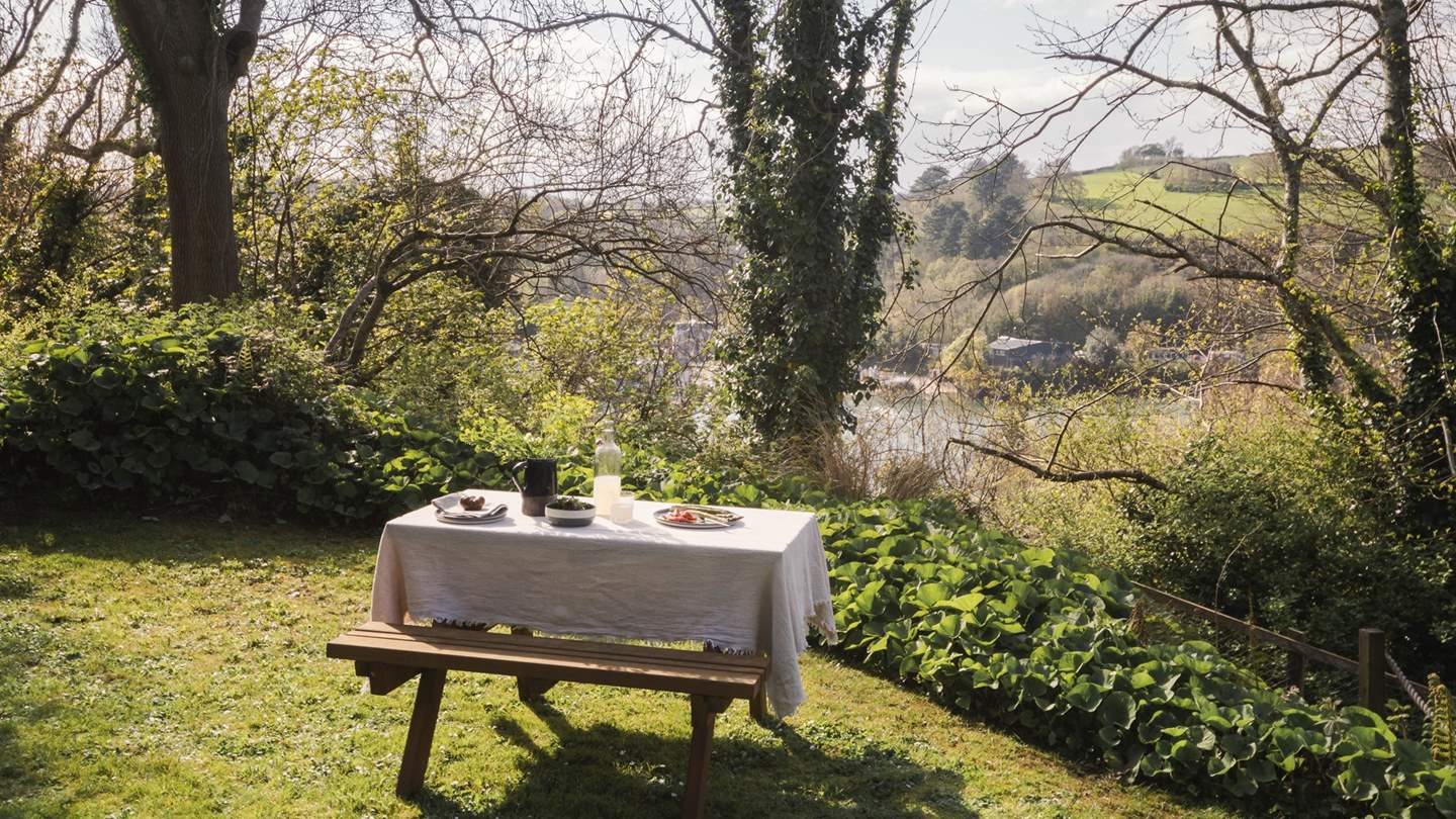 Seek pretty riverside vistas