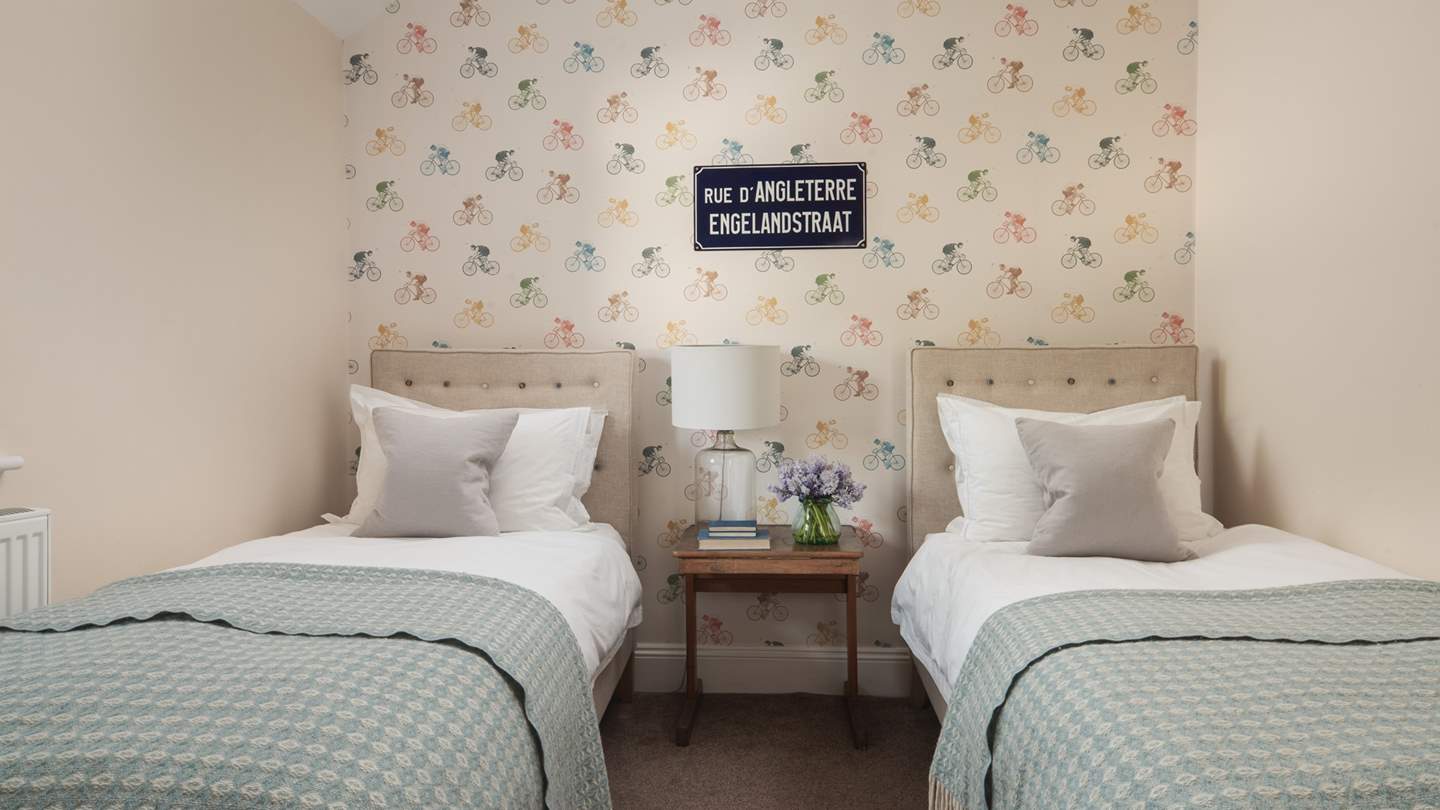 The super-cute twin bedroom is perfect for little ones