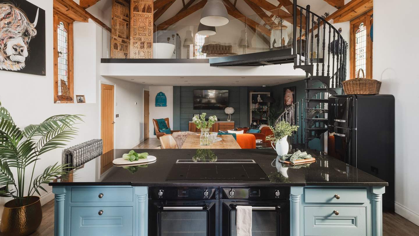 With one huge space filling the whole of the chapel, Seraphina is very much open plan