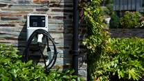 There's an electric car charging point on site should you need one