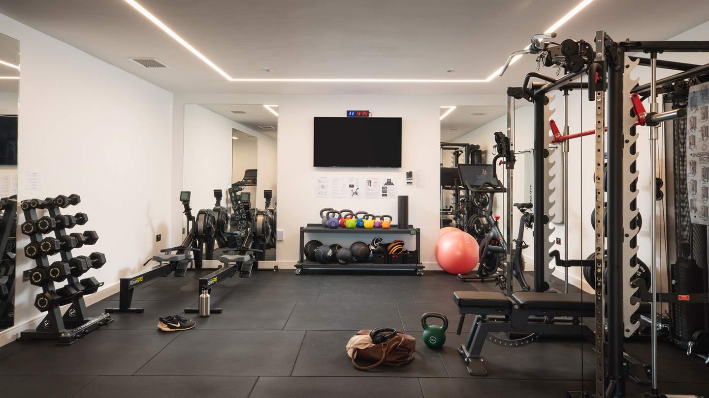 You'll have access to the fantastic indoor gym during your stay at Trevear Lodge 