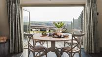 Open plan living adds a relaxed, laid back feel to holidays
