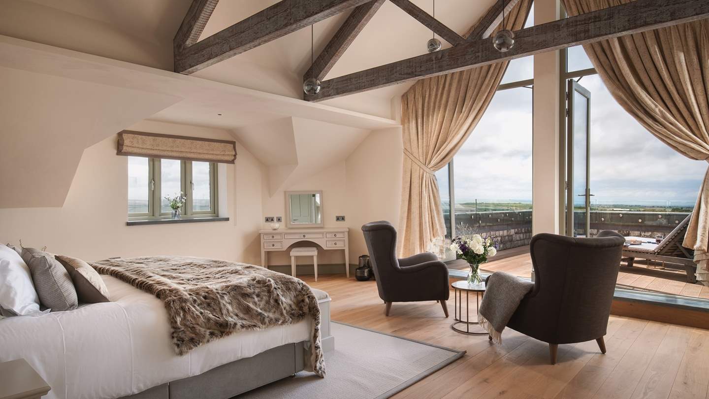 There are five bedrooms to choose from, four of them are en suite, the fifth has use of the family bathroom and each bedroom has air conditioning