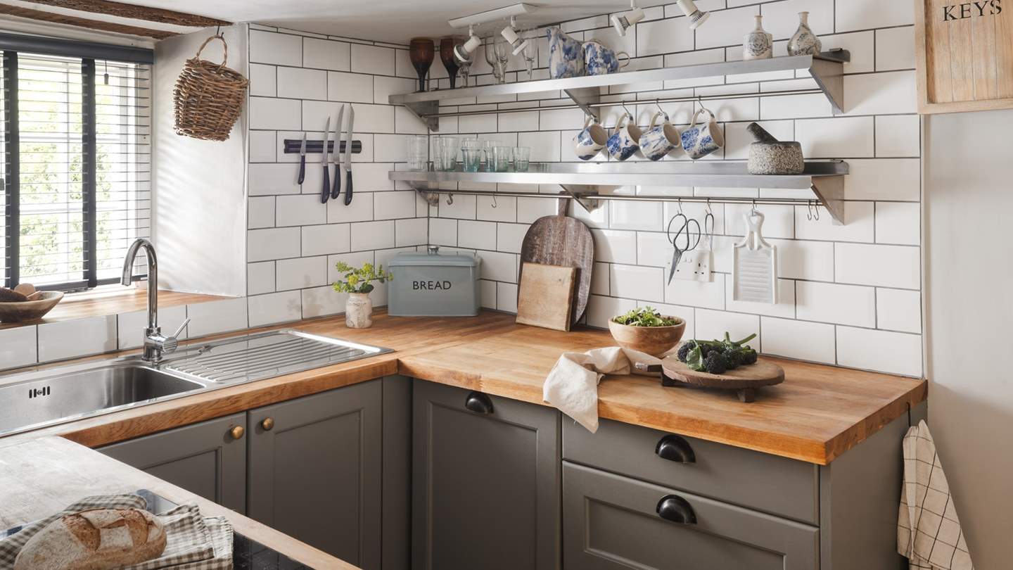 Perfectly rustic and contemporary, a space to enjoy rustling up something delicious after a day out exploring