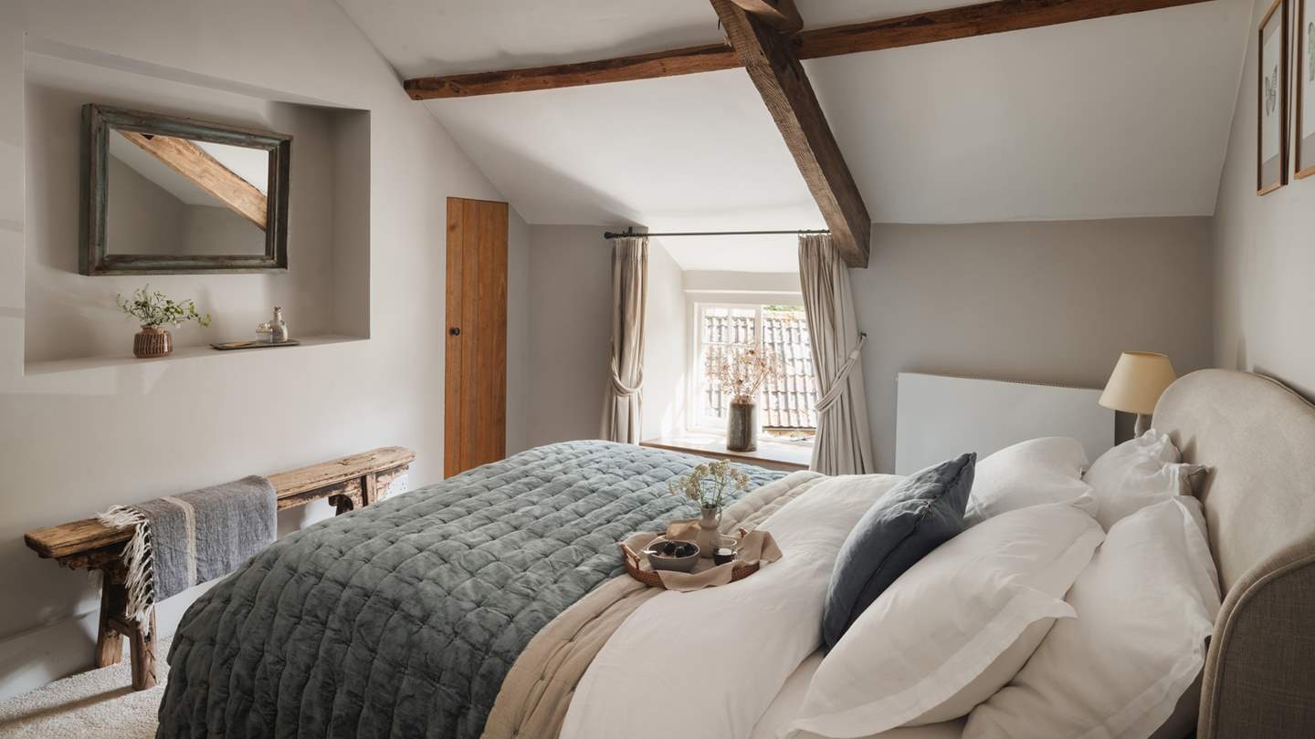 Dressed in soothing shades of blues and earthy tones