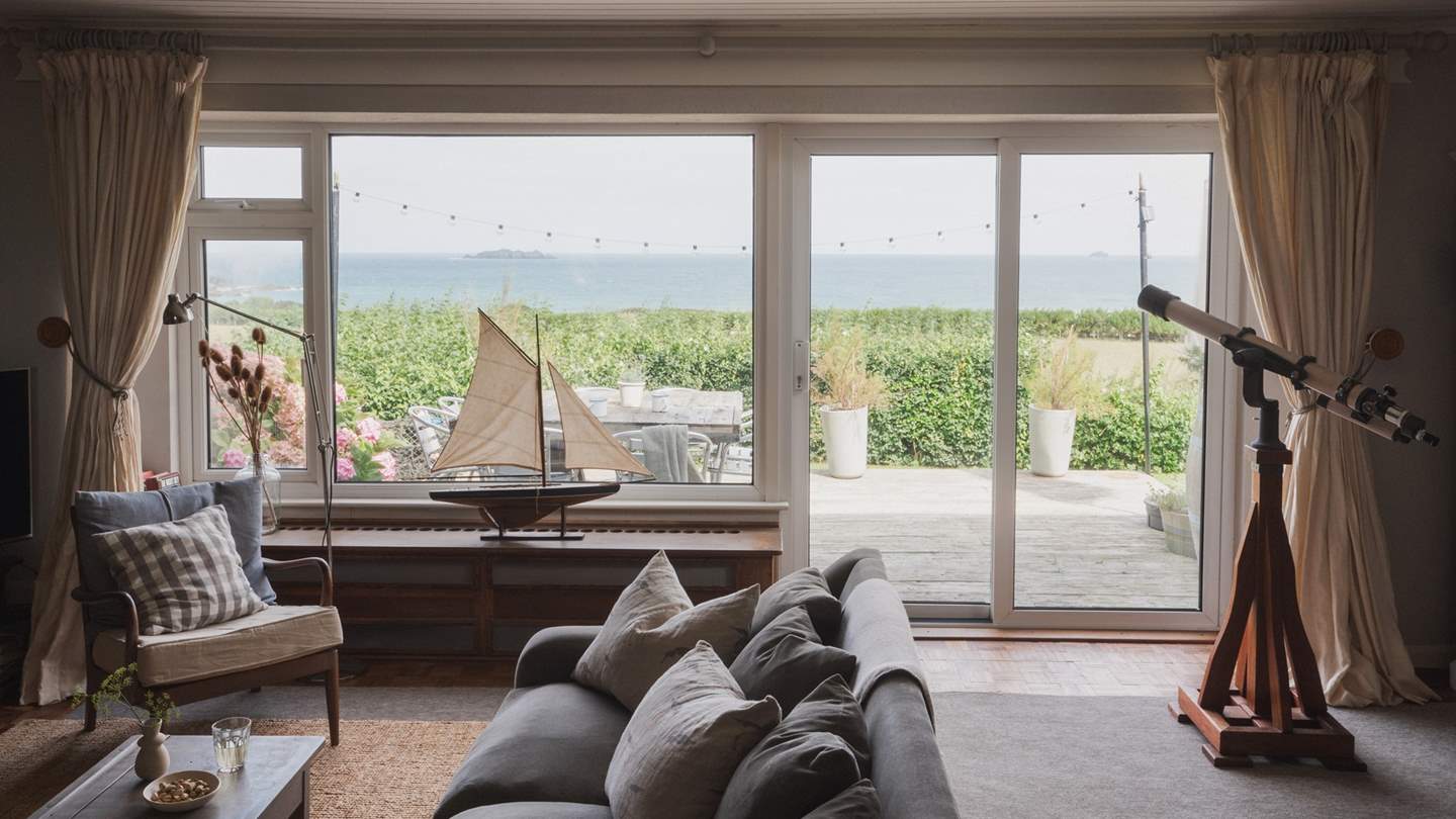 For added hygge, throw open the windows in summer and enjoy a refreshing sea breeze on balmy days as you recline on the sofa