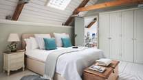 'Birch' is a beautiful king-sized bedroom that promises lovely country vistas and has a spacious en suite 