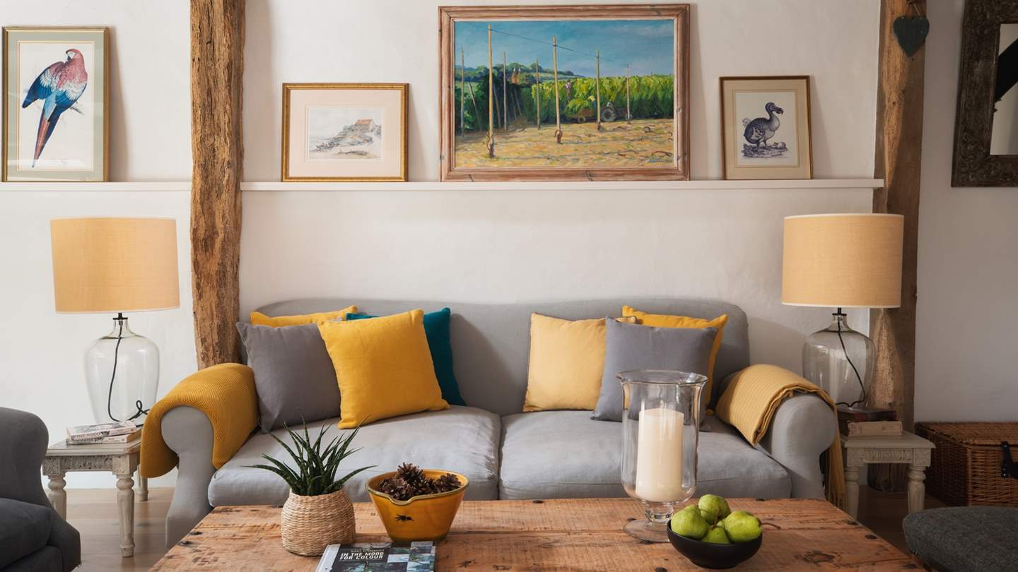 We just love the quirky artwork throughout this exceptional home 