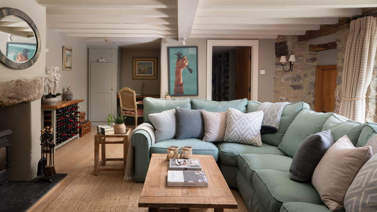 The perfect spot to cosy up during winter months...