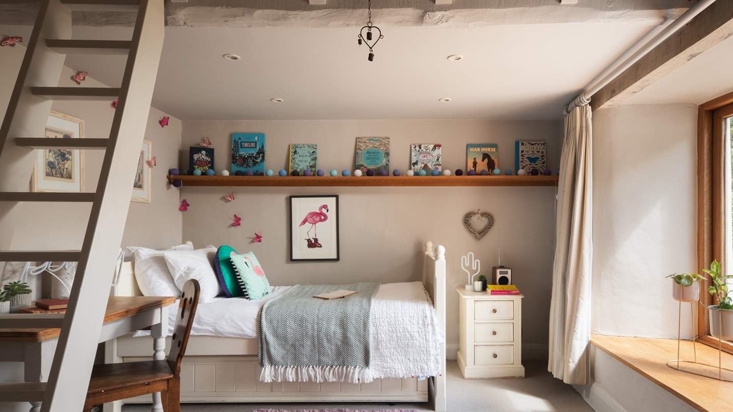 'Cherry'  makes for the perfect room for little ones, this room has now been upgraded to a double bed