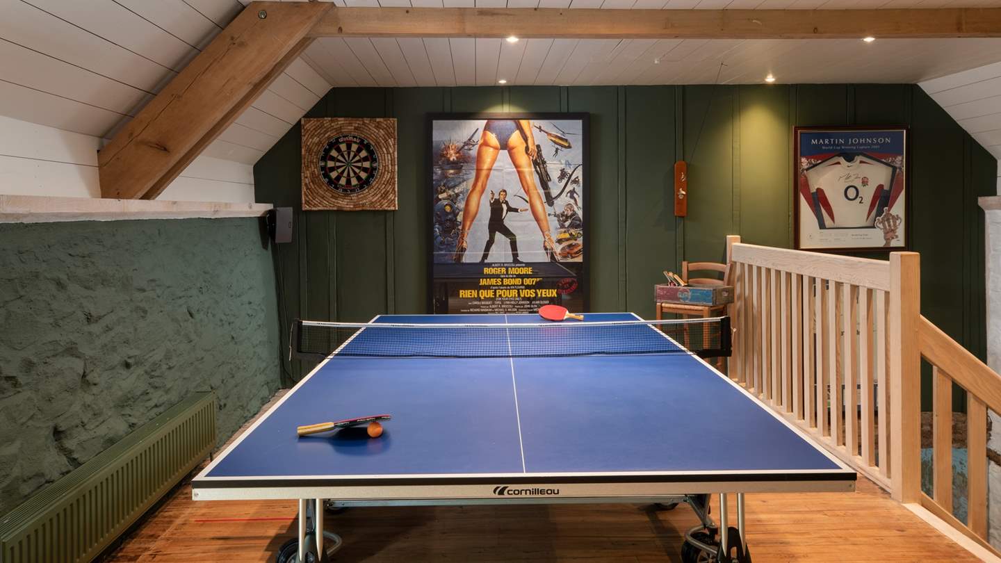 Just above the Games Barn is a fantastic adult games room