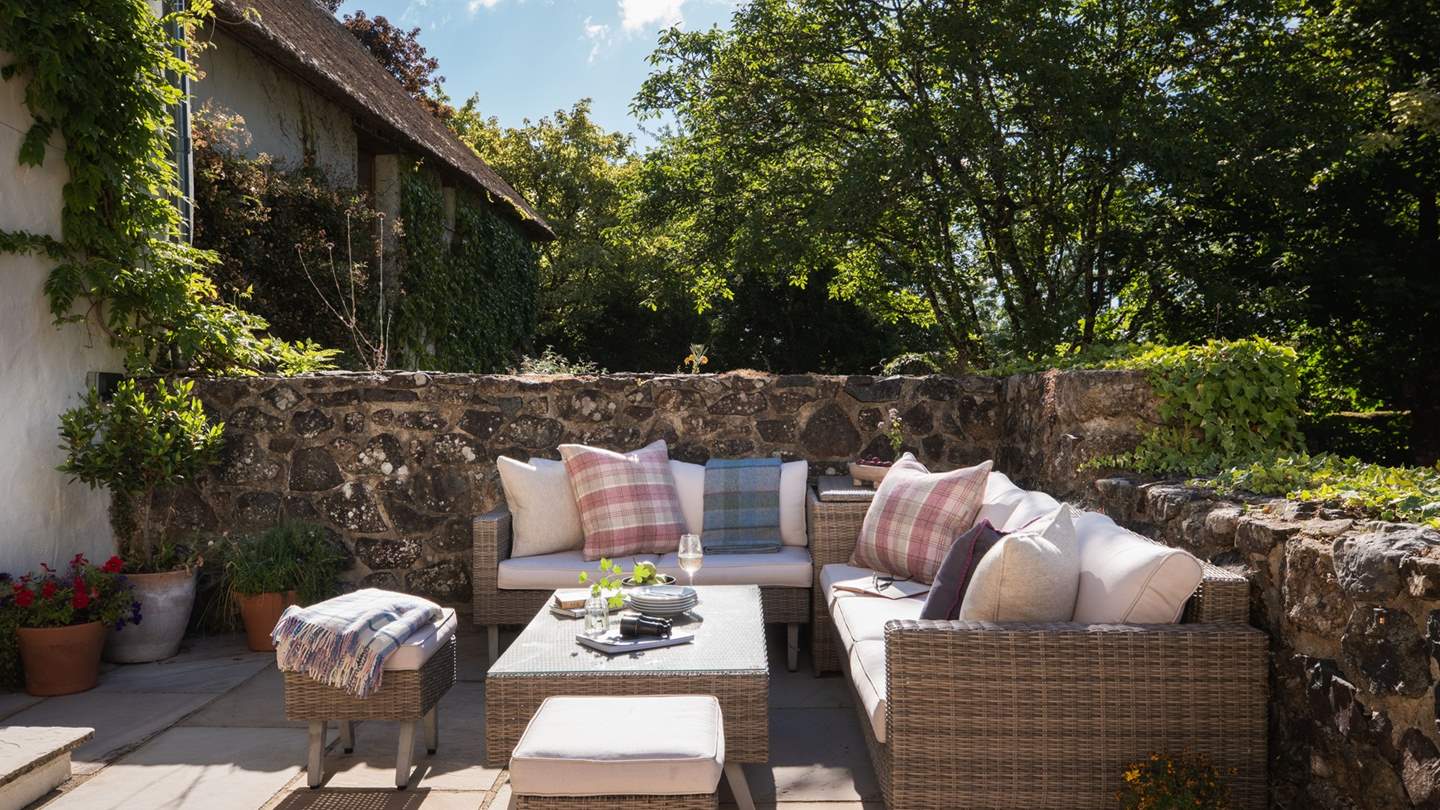 The perfect sunny spot for a delicious afternoon tea 