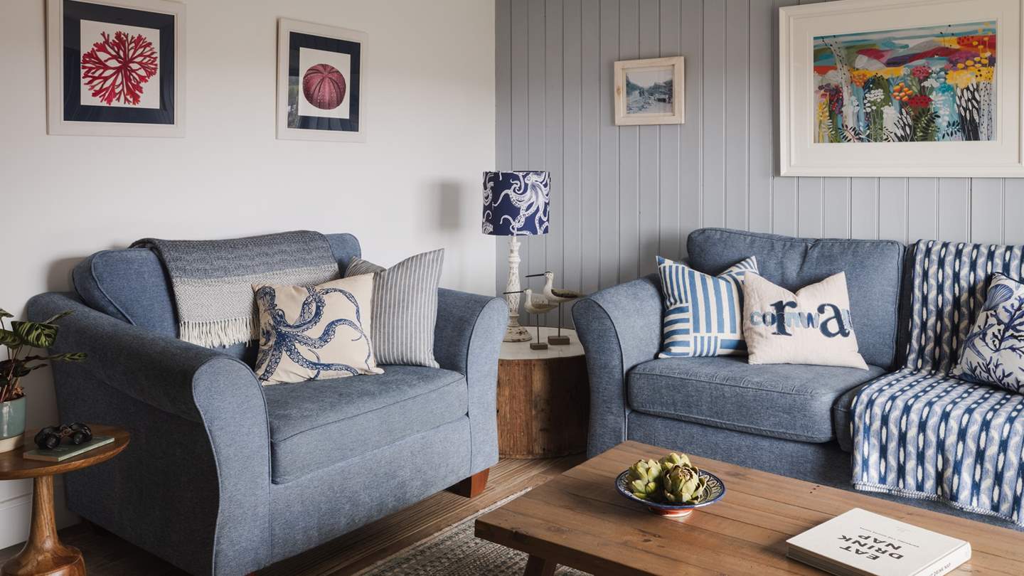 Dressed in soothing tones, the lounge is the perfect space to relax after a day of exploring