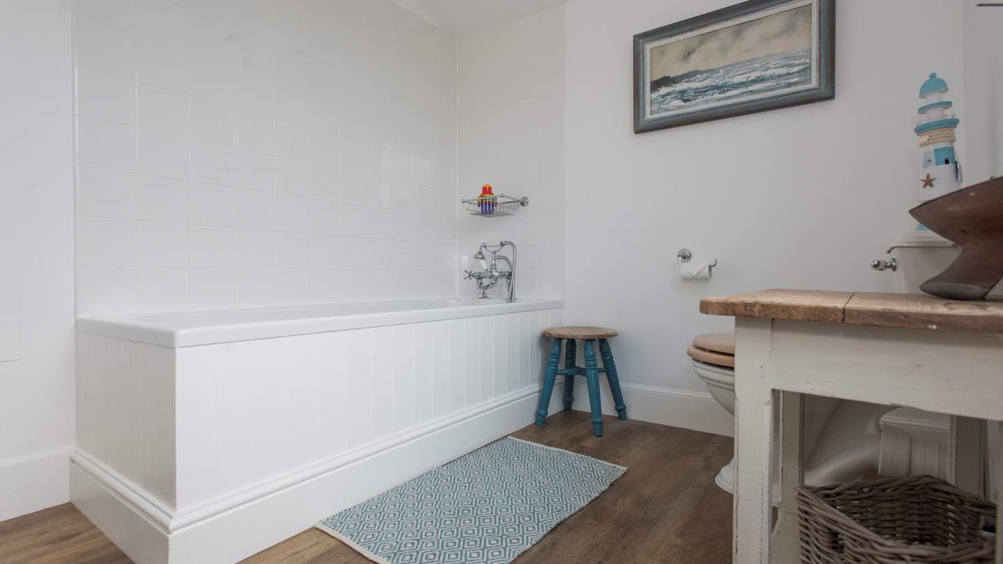 There shouldn't be any arguments at bath time - there are three gorgeous bathrooms as well as an additional cloakroom downstairs