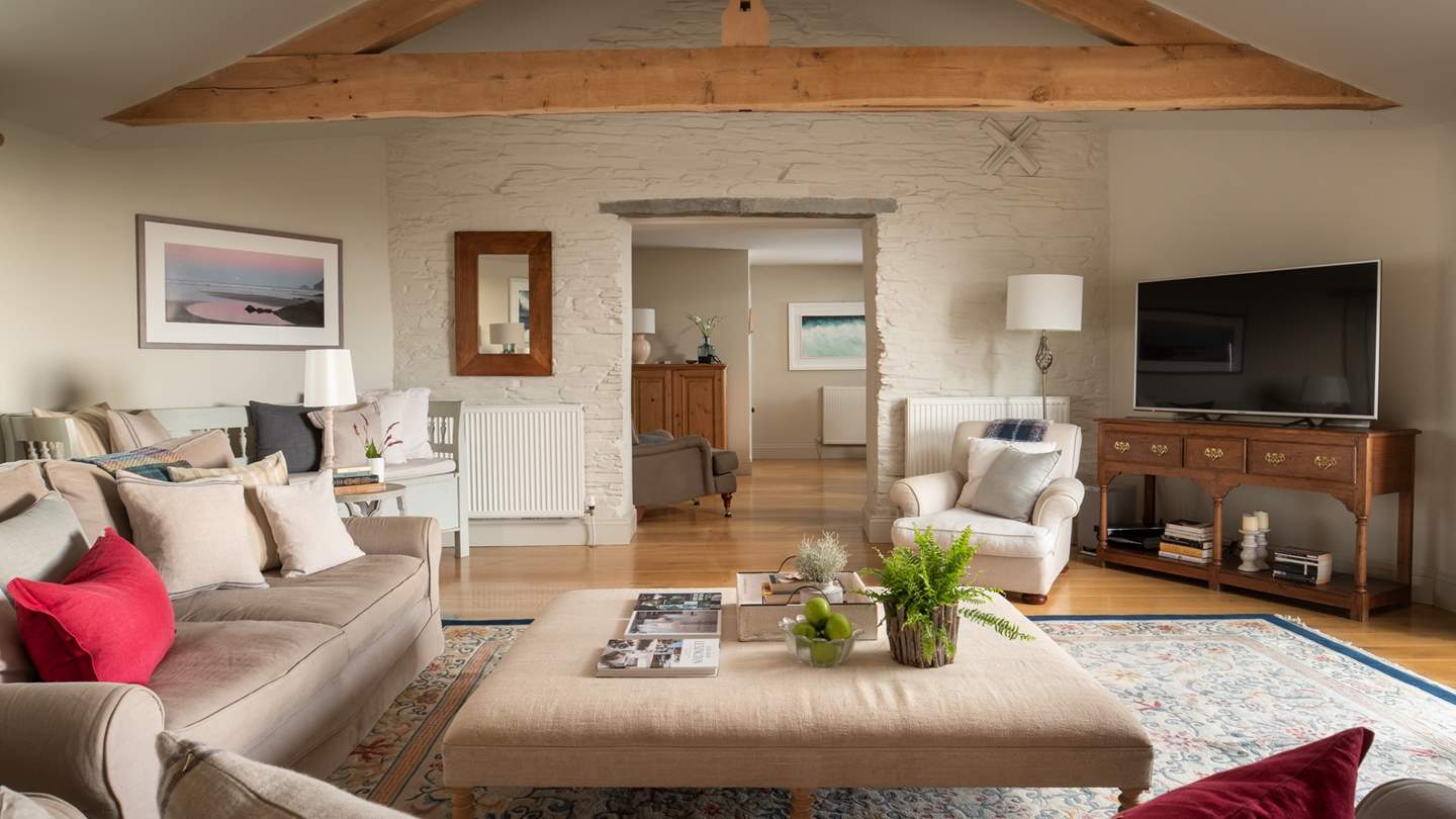 There is a built in surround sound theatre system, a Smart television plus Netflix and Sky package, and Blu-ray player