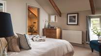In neutral, calming tones, each of the bedrooms are designed with tranquillity in mind for a peaceful nights' sleep