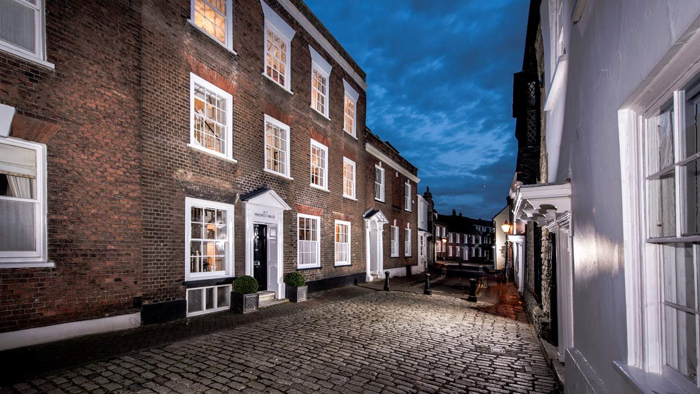 Prospect House is an impressive sight; with its red brick façade and frontage spanning four large sash windows.