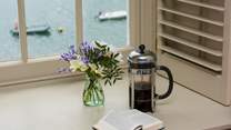 Take time out with a coffee and a good book, overlooking the sea - just wonderful.