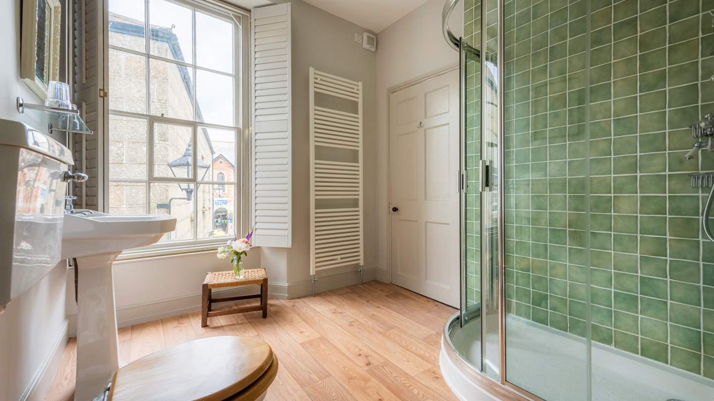 The Jack and Jill shower room is situated on the first floor.