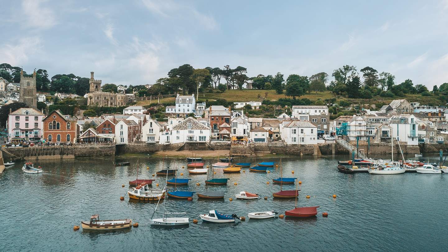 Trevail House is an iconic former bank set right on the water's edge with private access to the shore.