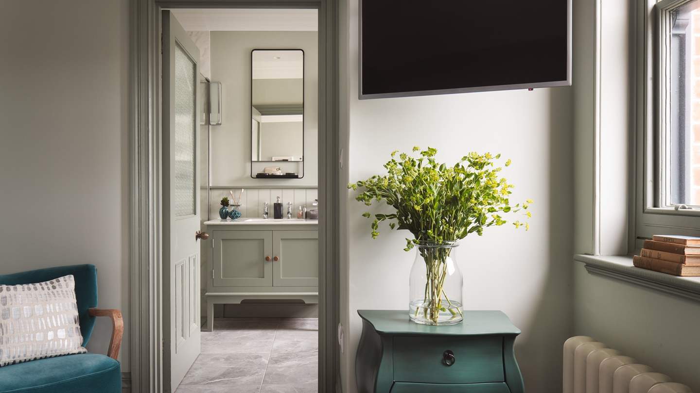 Uncover the elegant en-suite promising equally pretty views