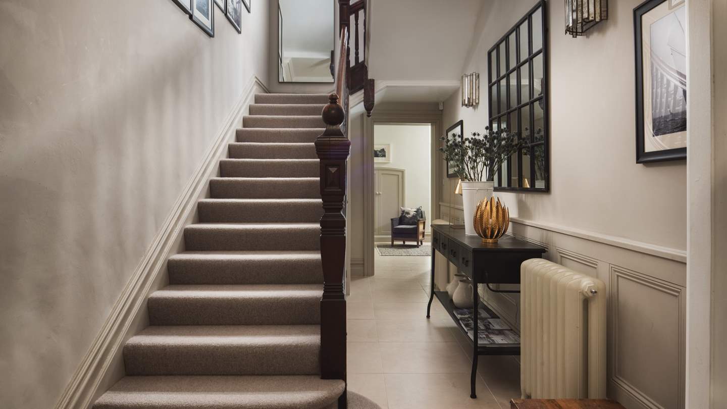 Take the stairs to uncover four blissful bedroom spaces...