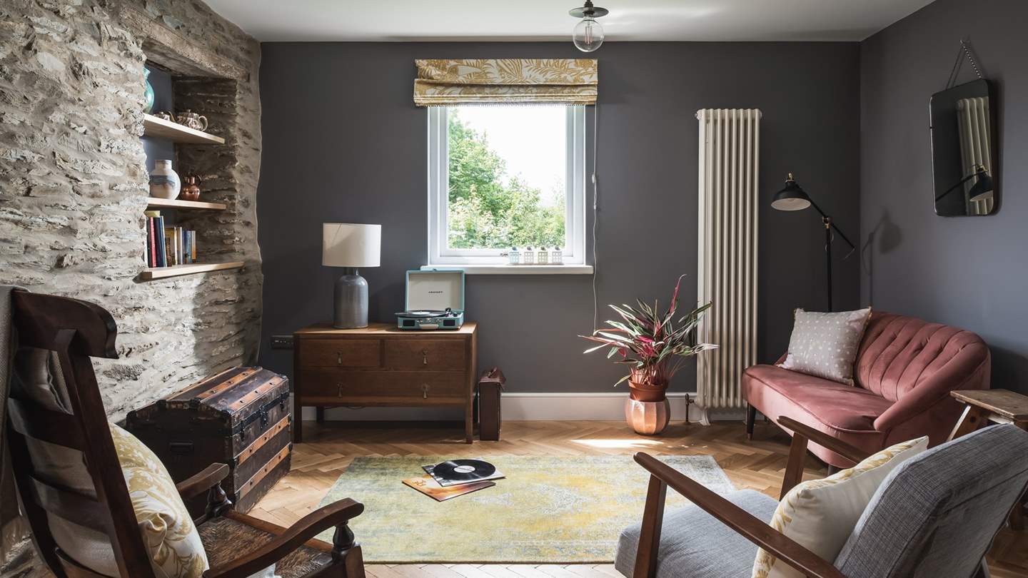 The hidden away snug is a wonderful spot to sit and relax 