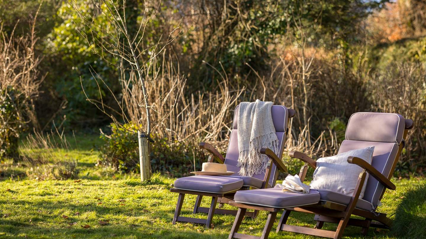 Enjoy sun-soaked afternoons on the sun loungers 