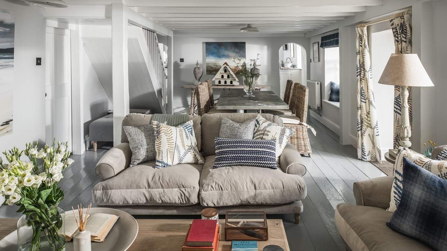 The sitting room is said to be the oldest part of the cottage, dating back to the 16th century.