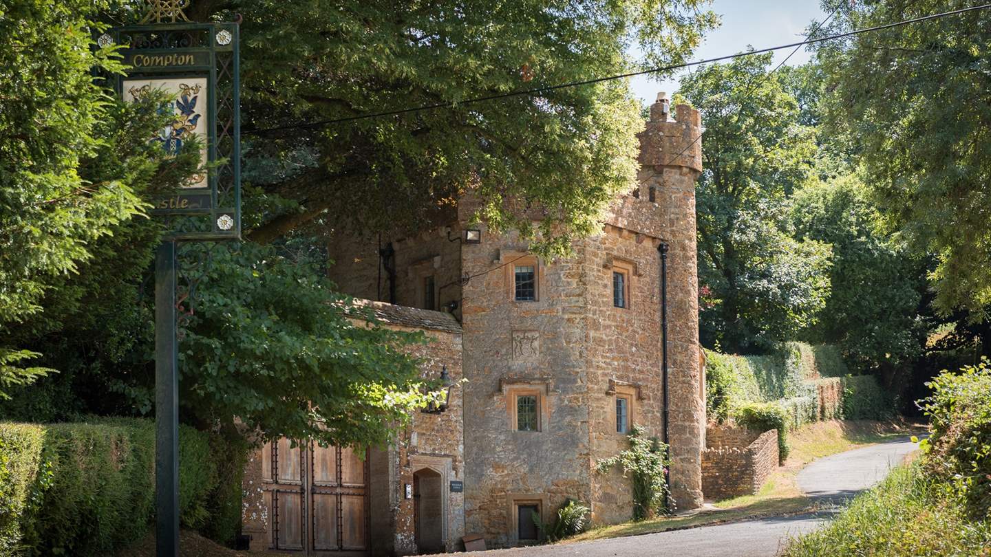 This one-of-a-kind retreat is set in the grounds of the majestic Compton Castle estate. 