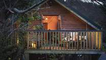 This wonderful wooden retreat is a luxury love nest for two seeking a countryside escape away from it all