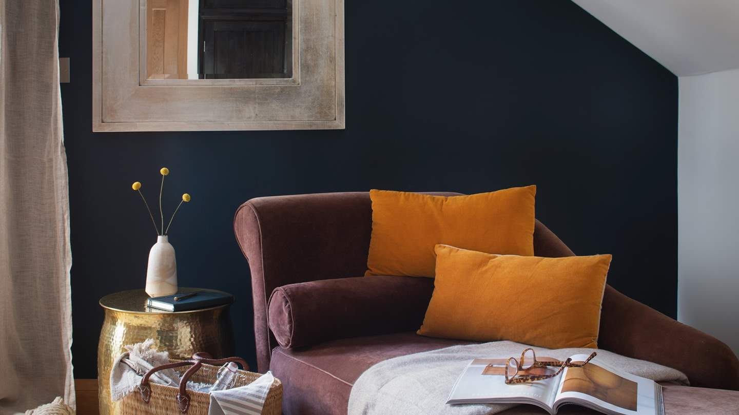 Enjoy moments of calm as you relax on the chaise lounge