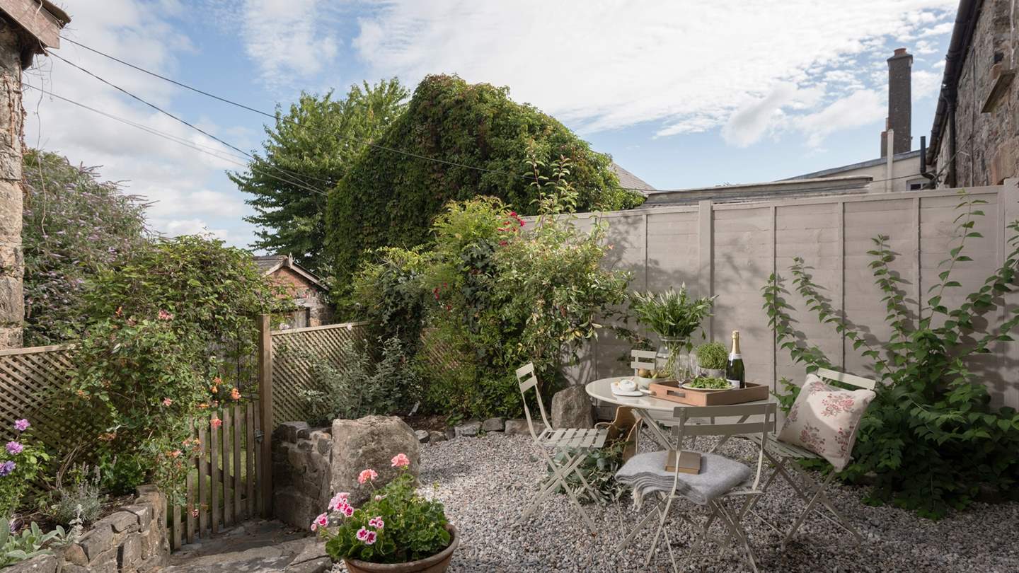 Make time for an afternoon tea in the cottage garden.