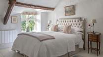The master bedroom is seriously romantic and made for long, lazy lie-ins.
