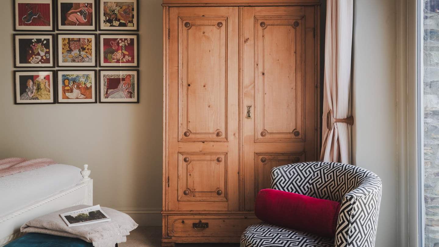 Thoughtfully curated interiors welcome relaxation here