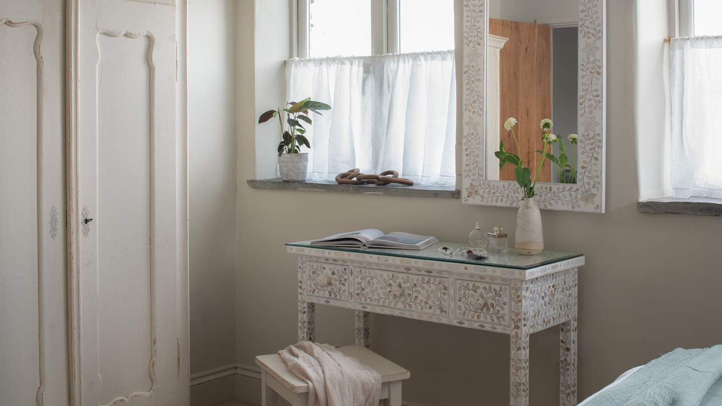 Promising a charming dressing space with unique features