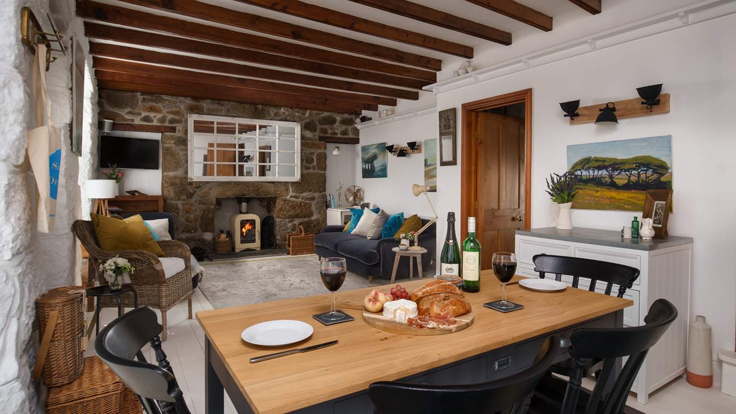 Gwella is effortlessly beautiful, with whitewashed walls and a beautiful granite feature wall 