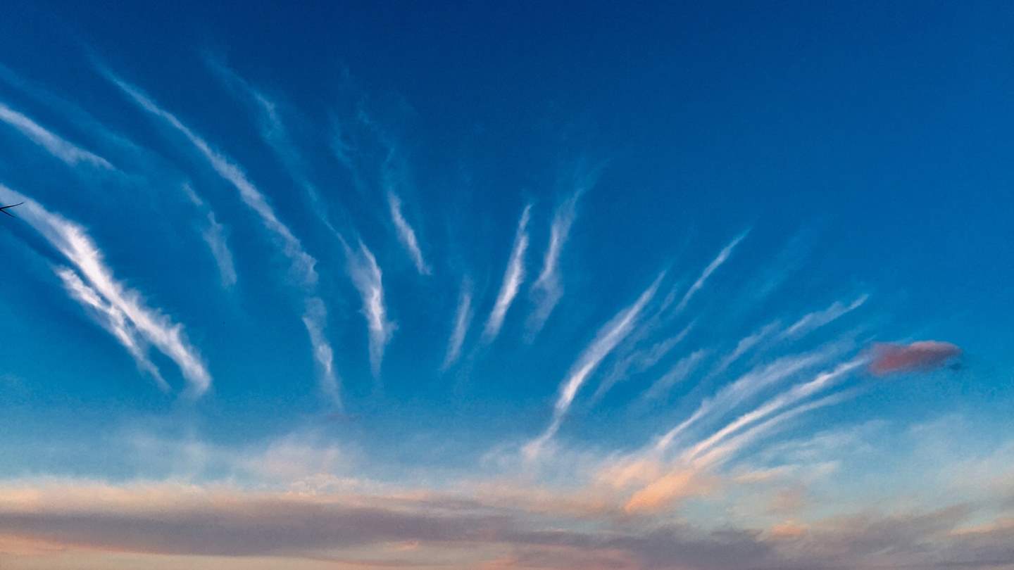 The sunsets make for simply spectacular viewing from Gwella's garden