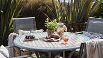 A wonderful spot to enjoy alfresco living in the warmer months