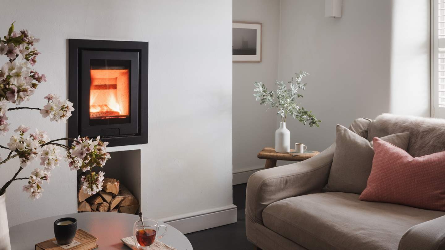 Curl up fireside as you watch your favourite films on the Smart TV