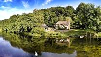 Undercastle Cottage boasts half a mile of exclusive private fishing - plus a rowing boat!