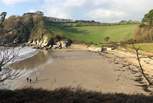 Beautiful Mothecombe beach.