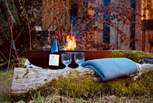 Gather around the fire pit with your favourite tipple for dreamy evenings under the stars...