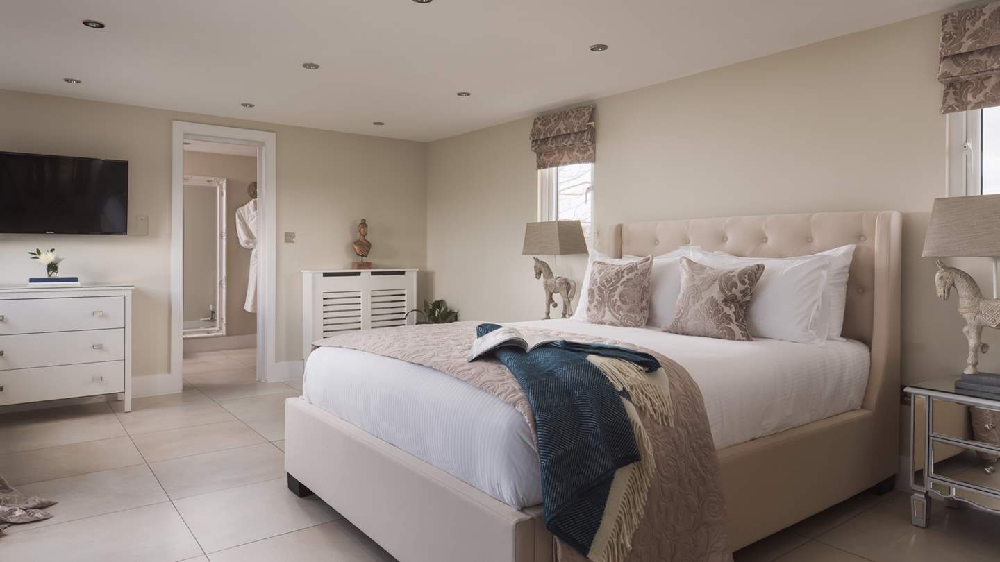 Complete with it's own dressing room and a balcony overlooking the garden