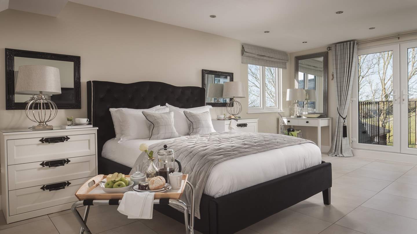 Each of the bedrooms are uniquely decorated and have splendid views